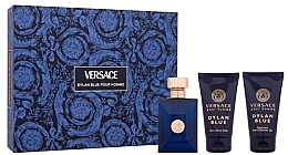 Fragrances, Perfumes, Cosmetics Versace Dylan Blue Pour Homme - Set (edt/50ml+sh/gel/50ml+ash/balm/50ml)