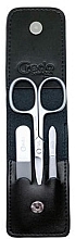 Manicure Set "Diabetics Pocket Black ", 3-piece - Credo Solingen Manicure Set — photo N2