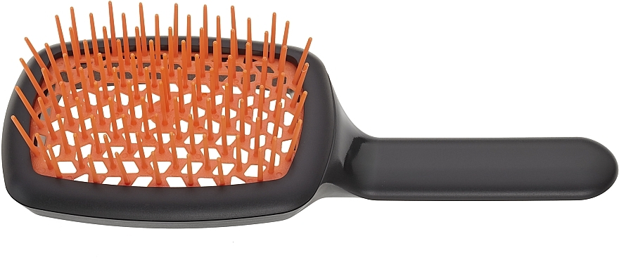 Hair Brush, black and orange - Janeke CurvyM Extreme Volume Brush — photo N1