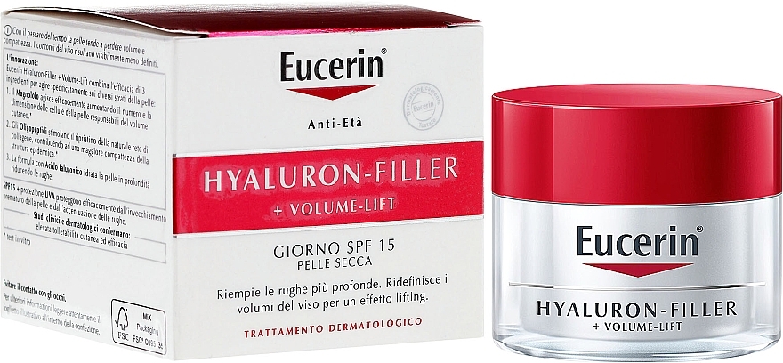 Day Cream for Dry Skin - Eucerin Volume Filler Day Dry Skin — photo N1