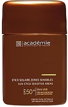 Fragrances, Perfumes, Cosmetics Sensitive Areas Protective Sun Stick - Academie Sun Stick Sensitive Areas SPF 50+