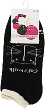 Fragrances, Perfumes, Cosmetics Women Socks "184", black - Intuicia