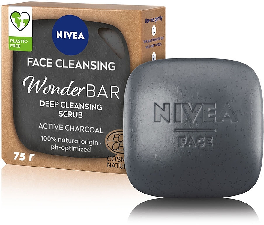 Natural Facial Scrub - Nivea WonderBar Deep Cleansing Scrub — photo N4