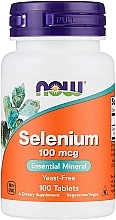 Fragrances, Perfumes, Cosmetics Selenium, tablets, 100mg - Now Foods Selenium