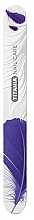 Feather Nail File, 17.8 cm, double-sided, 180/220, 1221 B, purple - Titania — photo N1
