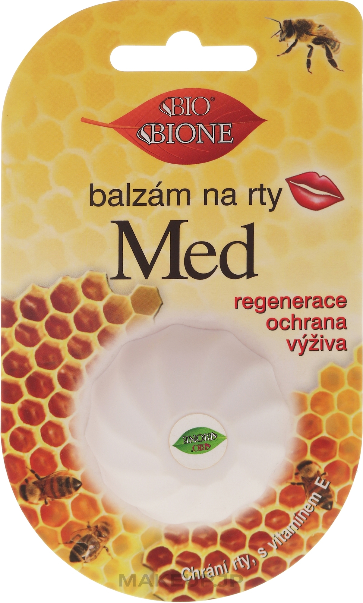 Lip Balm "Honey" - Bione Cosmetics Honey Vitamin E Lip Balm — photo 6 ml