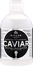 Fragrances, Perfumes, Cosmetics Repair Hair Shampoo with Black Caviar Extract - Kallos Cosmetics Caviar Shampoo