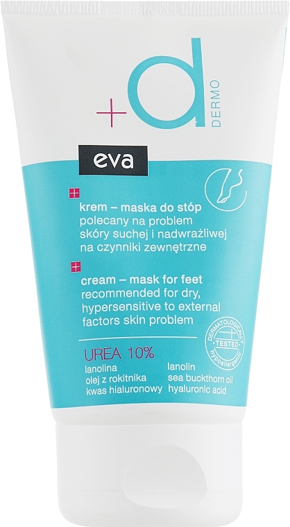 Foot Cream Mask - Eva Dermo Cream-Mask For Feet — photo N1