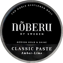 Modeling Hair Paste - Noberu of Sweden Classic Paste Amber Lime  — photo N1