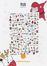 Fragrances, Perfumes, Cosmetics Nail Slider Sticker 'Christmas' - Hub Nail