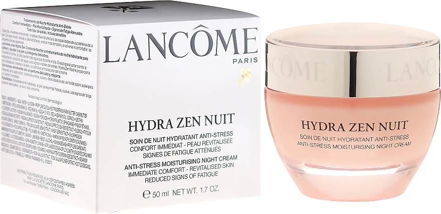 Moisturizing Night Cream - Lancome Hydra Zen Neurocalm 50ml — photo N1