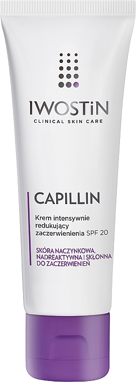 Firming Face Cream - Iwostin Capillin Intensive Cream SPF 20 — photo N2