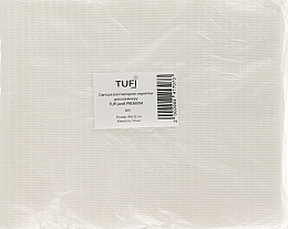 Fragrances, Perfumes, Cosmetics Manicure Paper Tissues, laminated, moisture resistant, 40x32 cm, 50 pcs, white - Tufi Profi Premium