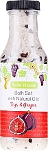 Fragrances, Perfumes, Cosmetics Bath Salt "Figs and Grapes" - Belle Nature Bath Salt 