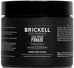 Fragrances, Perfumes, Cosmetics Strong Hold Gel Hair Pomade - Brickell Men's Products Classic Firm Hold Gel Pomade