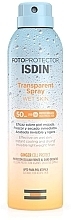 Fragrances, Perfumes, Cosmetics Sunscreen Spray - Isdin Fotoprotector Transparent Spray Wet Skin SPF 50+