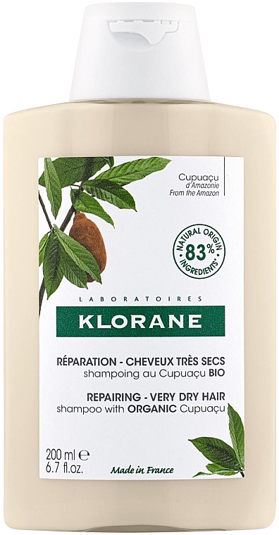 Hair Shampoo - Klorane Cupuacu Nourishing & Repairing Shampoo — photo N1