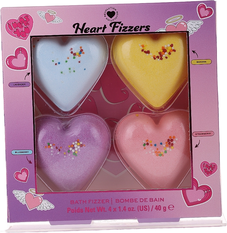 Set - I Heart Revolution Bar Fizzer (bath/fiz/4x40g) — photo N1