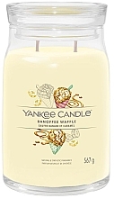 Scented Candle in Jar 'Banfee Waffle', 2 wicks - Yankee Candle Singnature — photo N2