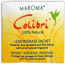 Lemongrass Aromatic Mini Sachets - Maroma Colibri Mini Sachet Strip Lemongrass — photo N2