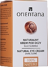 Eye Cream - Orientana Natural Snail Eye Cream — photo N2
