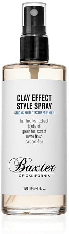 Styling Hair Spray - Baxter of California Clay Effect Style Spray — photo N2