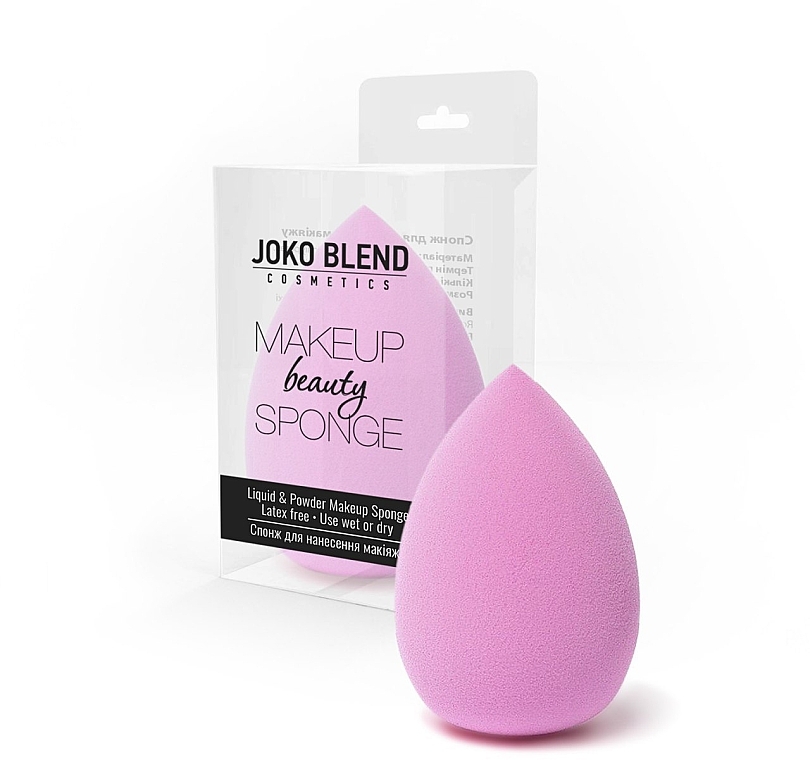 Makeup Sponge - Joko Blend Makeup Beauty Sponge Pink — photo N4