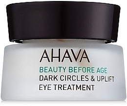 Fragrances, Perfumes, Cosmetics Lifting Eye Cream - Ahava Beauty Before Age Dark Circles & Uplift Eye Treatment (sample)