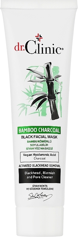 Bamboo Charcoal Face Mask - Dr. Clinic Bamboo Charcoal Black Facial Mask — photo N1