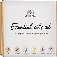 Fragrances, Perfumes, Cosmetics Essential Oil Set - Lunnitsa Essential Oil Set (6 x ess/oil/5ml + oil/50ml)