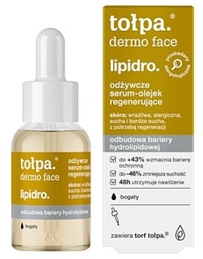 Nourishing & Regenerating Oil Serum - Tolpa Dermo Face Lipidro — photo N1