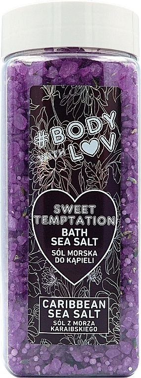 Bath Salt "Sweet Temptation" - New Anna Cosmetics Body With Luv Sea Salt For Bath Sweet Temptation — photo N1