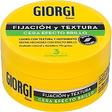 Fragrances, Perfumes, Cosmetics Hair Wax - Giorgi Line Shine Effect Wax N?3