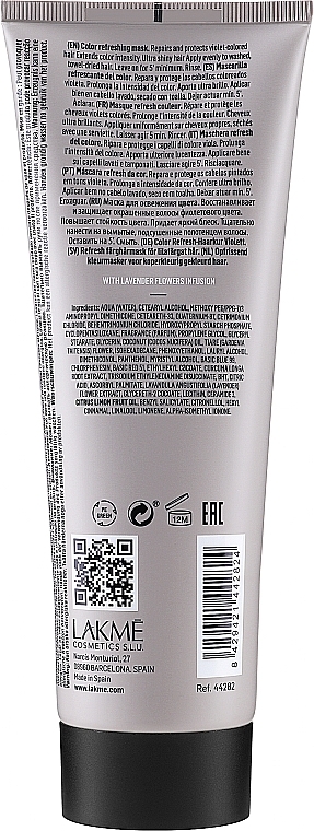 Color Refresh Violet Mask - Lakme Teknia Color Refresh Violet Lavender Mask — photo N10