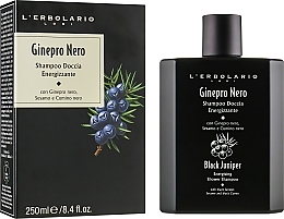 Fragrances, Perfumes, Cosmetics Shampoo & Shower Gel 'Black Juniper' - L'Erbolario Black Juniper Energising Shower Shampoo