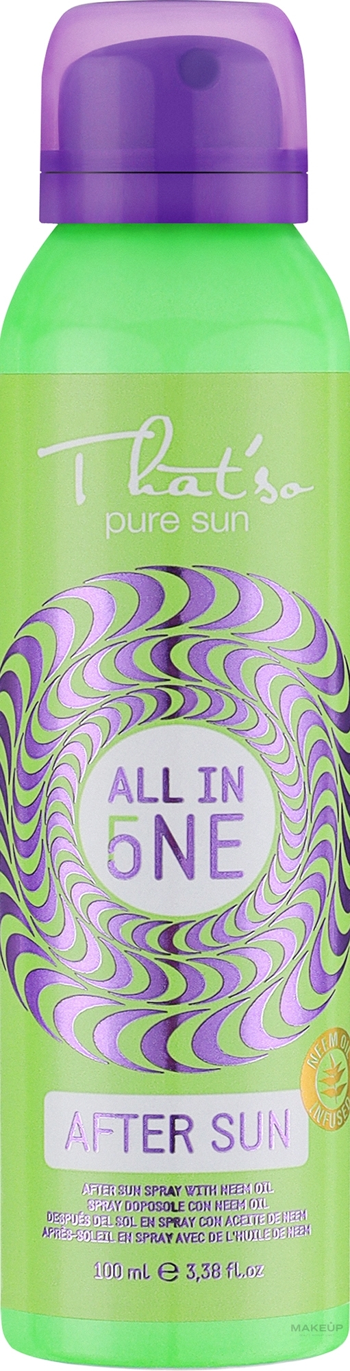 Moisturizing & Healing After Sun Spray with Neem Oil - That's So All in One After Sun Soray With Neem Oil — photo 100 ml