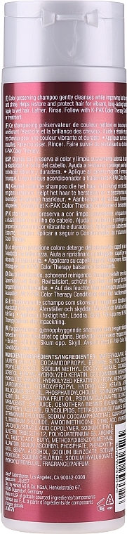 Repair Colored Hair Shampoo - Joico K-Pak Color Therapy Shampoo — photo N4