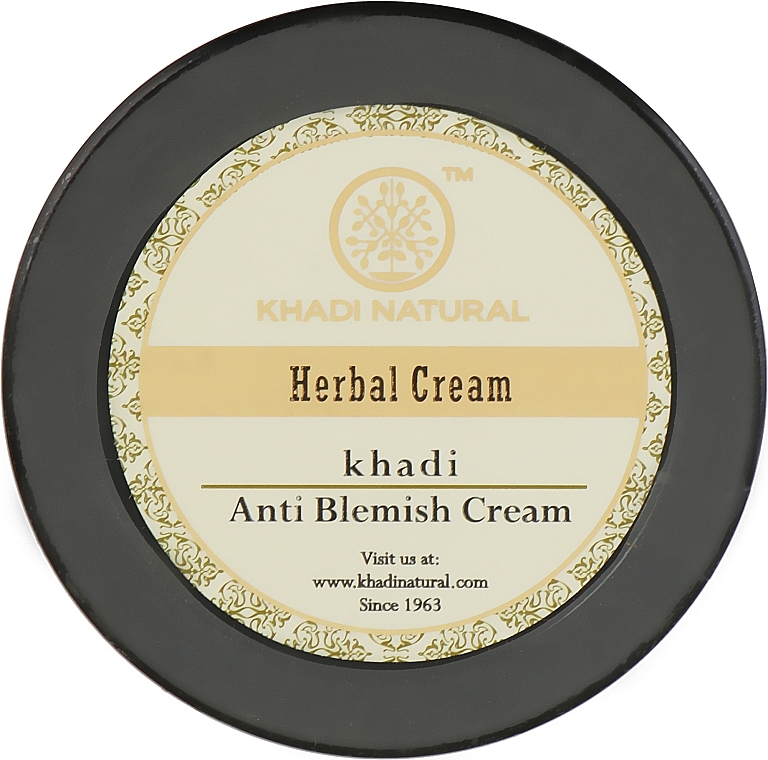 Natural Rejuvenating Anti Pigmentation, Wrinkle & Dark Circles Cream - Khadi Natural Anti Blemish Cream — photo N1