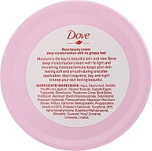 Moisturizing Body Cream with Light & Nourishing Formula - Dove Beauty Cream — photo N4