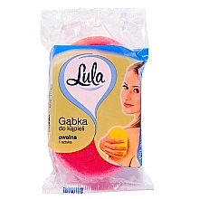 Fragrances, Perfumes, Cosmetics Oval Bath Sponge, pink - LULA