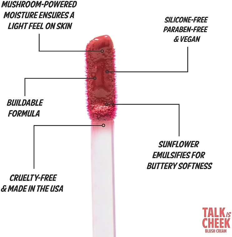 Blush - TheBalm Talk is Cheek Blush Cream — photo N3