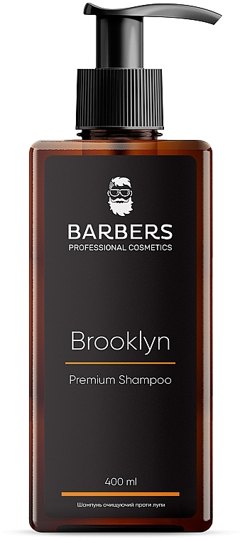 Anti-Dandruff Men's Shampoo - Barbers Brooklyn Premium Shampoo — photo N1