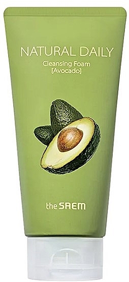 Cleansing Foam with Avocado Extract - The Saem Natural Daily Cleansing Foam Avocado — photo N1