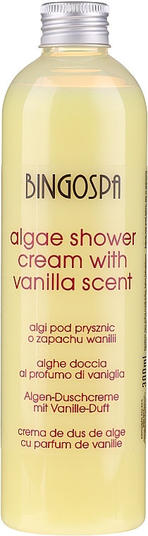 Shower Gel with Vanilla Scent - BingoSpa Algae Shower With Vanilla Scent — photo N1
