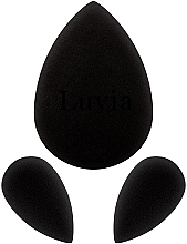 Fragrances, Perfumes, Cosmetics Makeup Sponge Set, 3 pcs, black - Luvia Cosmetics Classic Make-up Sponge Kit