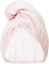 Double-Sided Satin Hair Towel, champagne - Glov Double-Sided Satin Hair Towel Wrap Champagne — photo N2