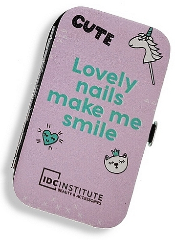 Manicure Set, purple - IDC Institute Sweet & Pretty — photo N1