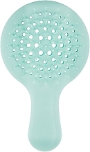 Fragrances, Perfumes, Cosmetics Hairbrush, Turquoise - Jäneke Mini Superbrush