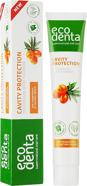 Cavity Protection Toothpaste with Sea Buckthorn Oil - Ecodenta Cavity Protection Toothpaste — photo N2