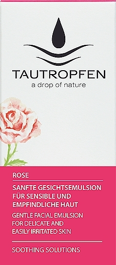 Gentle Emulsion for Sensitive Skin - Tautropfen Rose Gentle Facial Emulsion — photo N1